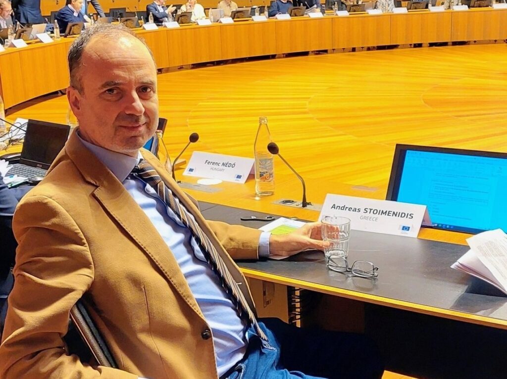 Ο Δρ. Ανδρέας Στοϊμενίδης σε συνεδρίαση του Ευρωπαϊκού Οργανισμού για την Υγεία και Ασφάλεια στην Εργασία (EU-OSHA).